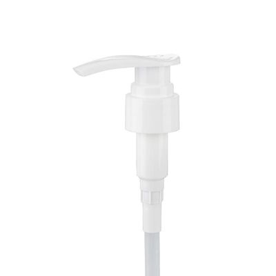 Botella de plástico 28/410 bomba de loción para champú de crema botella de salida 4cc cierre con costillas