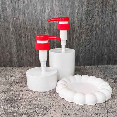 Bomba de crema cosmética 4cc de dosis de loción de tornillo de la bomba para botella redonda 33/410