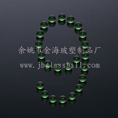 Esfera de vidrio verde transparente con G100 Prime Soda Lime Esferas de vidrio de personalización