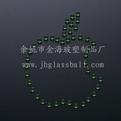 Esfera de vidrio verde transparente con G100 Prime Soda Lime Esferas de vidrio de personalización