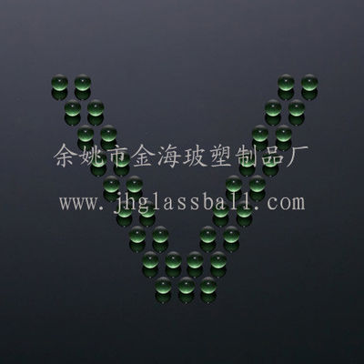 Esfera de vidrio verde transparente con G100 Prime Soda Lime Esferas de vidrio de personalización