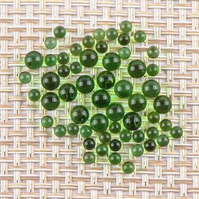 Válvulas químicas de bolas de vidrio flotantes en pulverizadores transparentes pequeñas