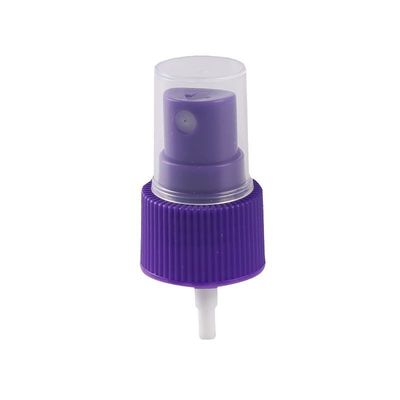 Bomba de pulverización de niebla de 24 mm con media tapa de PP Pulverizadores de niebla fina Botella de plástico