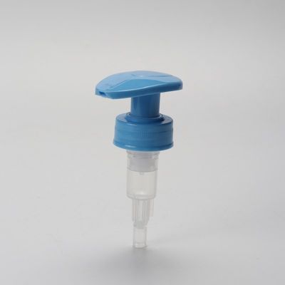 Botella redonda 28/400 Bomba de loción con resorte exterior con bloqueo izquierdo derecho Dispensador de lotes de mano